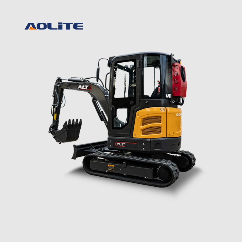 AOLITE WJ27 chinese good quality excavator high power hydraulic small excavator