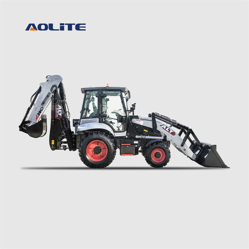 AOLITE BL90 hydraulic backhoe loader 2.5ton 4x4 wheel loader with backhoe