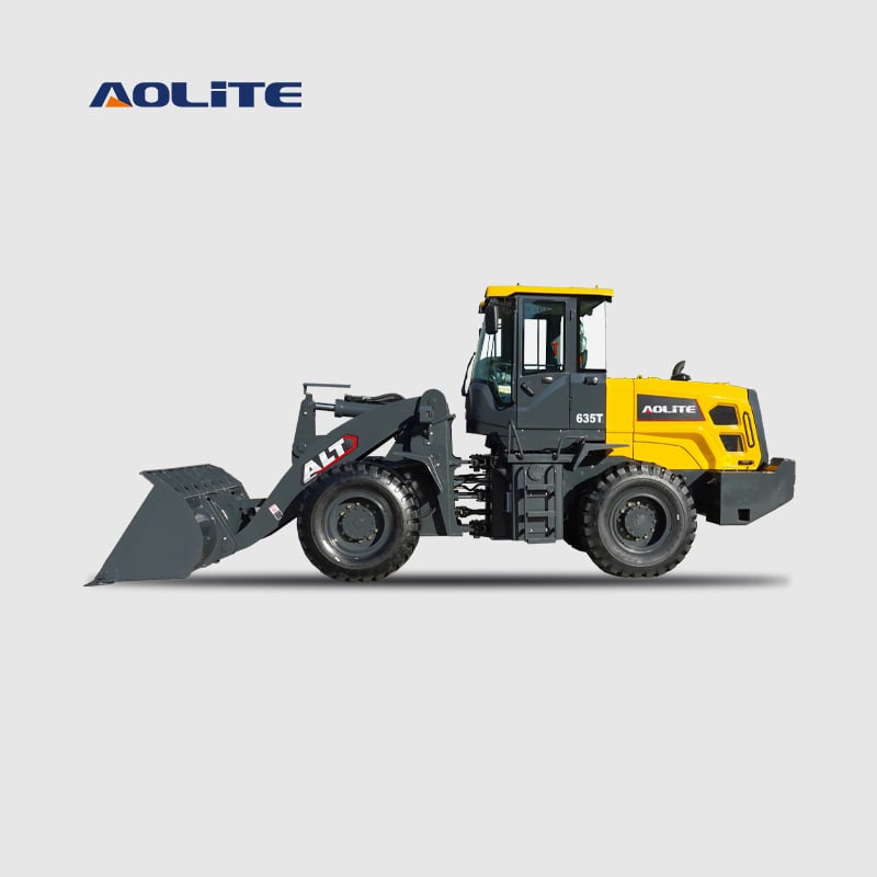 AOLITE 635T compact diesel 3500kg wheel loader 3.5ton front end loader