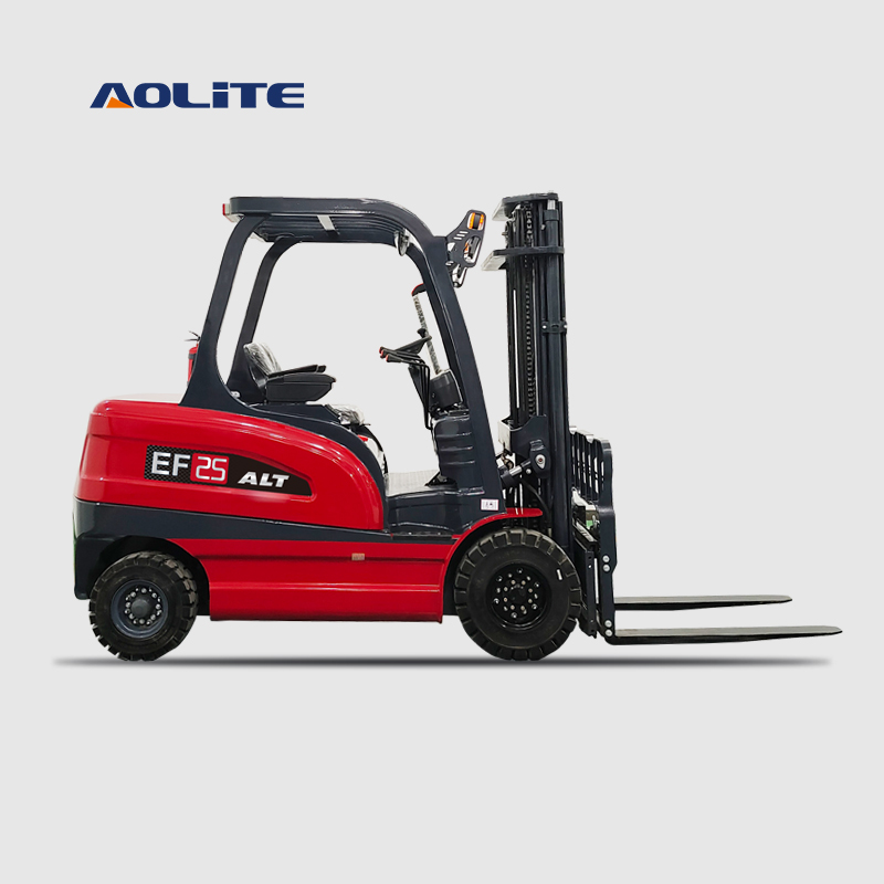 AOLITE EF25 chinese 2.5ton electric hydraulic forklift 2500kg mini alt battery powered electric forklift