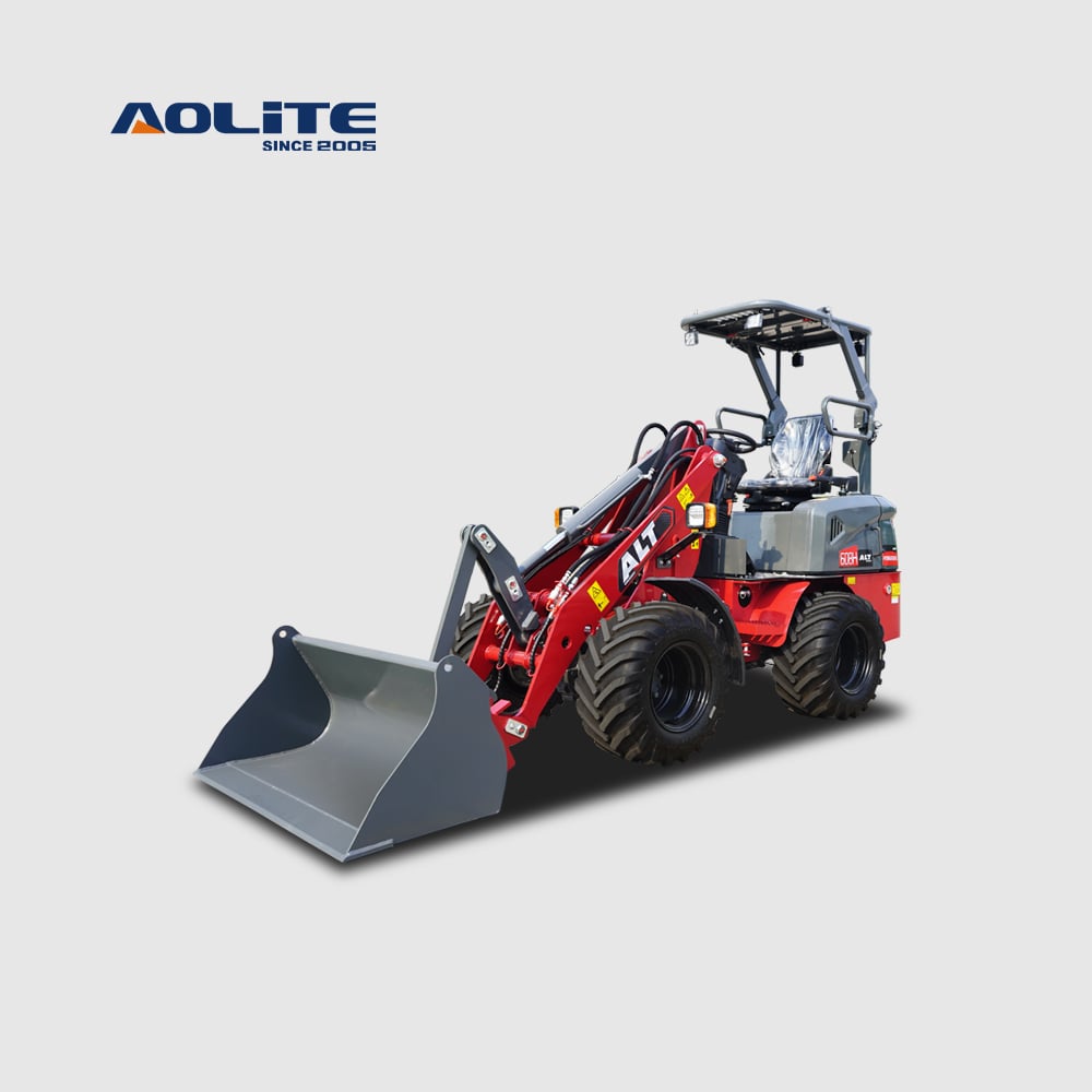 AOLITE 608H canopy CE certified factory supplier diesel front end mini wheel loader