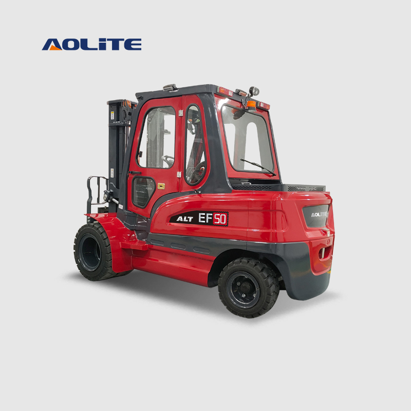 AOLITE EF50 china 100% battery electric forklift 5.0ton 5000kg alt new energy lithium electric forklift 