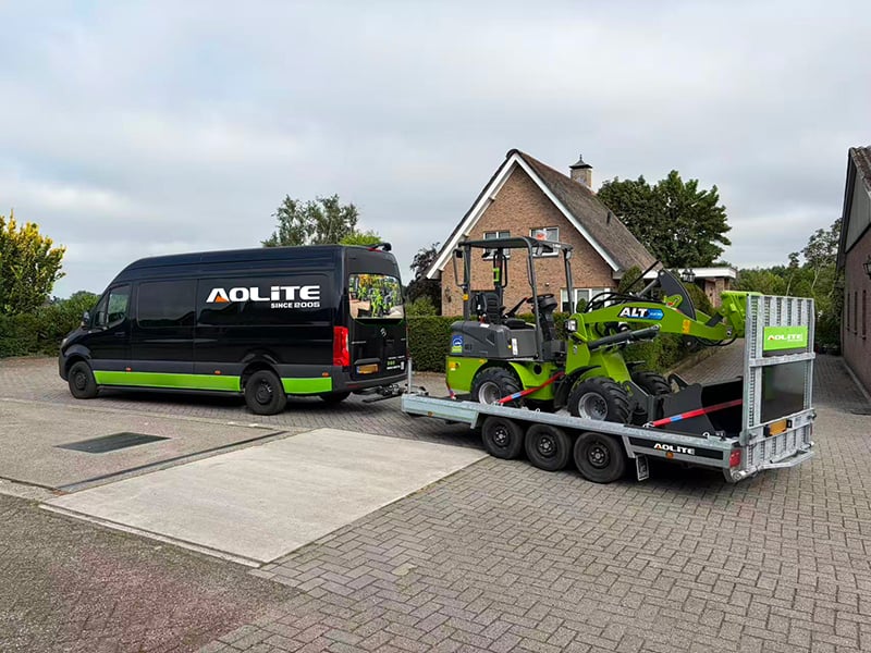 K?schtenersparrung f?nkt beim éischte Kilometer un: AOLITE Compact Wheel Loaders — Entworf fir europ?esch Standard-Anh?nger