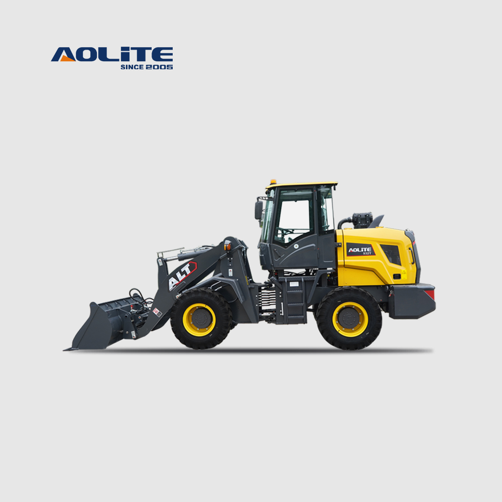 AOLITE 932T diesel 4-wiel aandrywing 2,0-ton masjien met geartikuleerde voorste wiel-laaier