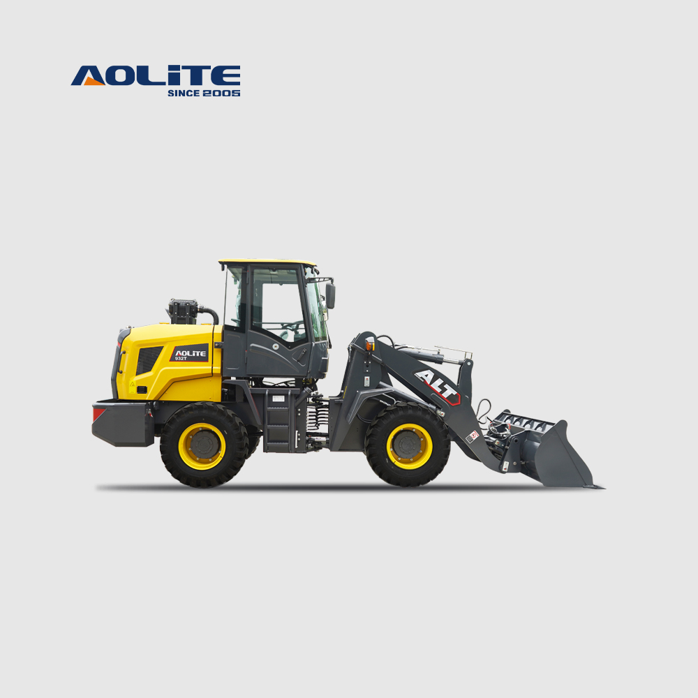 AOLITE 932T diesel 4-wiel aandrywing 2,0-ton masjien met geartikuleerde voorste wiel-laaier