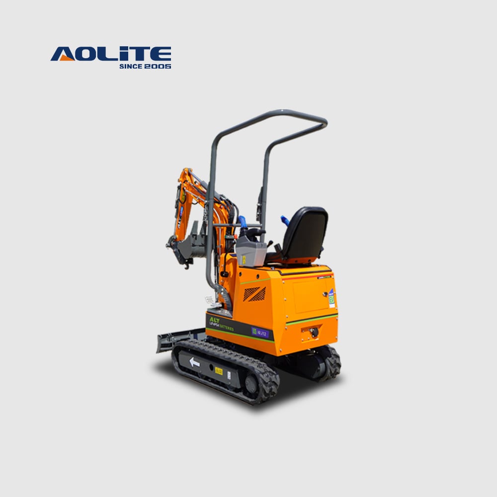 AOLITE EWJ12 electric mini excavator small digger lithium battery 1 ton
