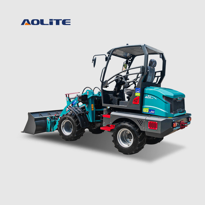 AOLITE E612 electric wheel loader new energy 1200kg rated load new design front end loader