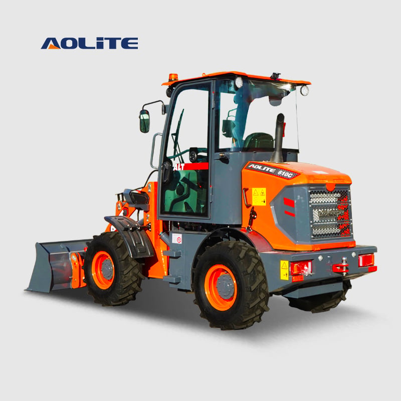 AOLITE 610C front end diesel 1000kg wheel loader 1.0ton compact loader