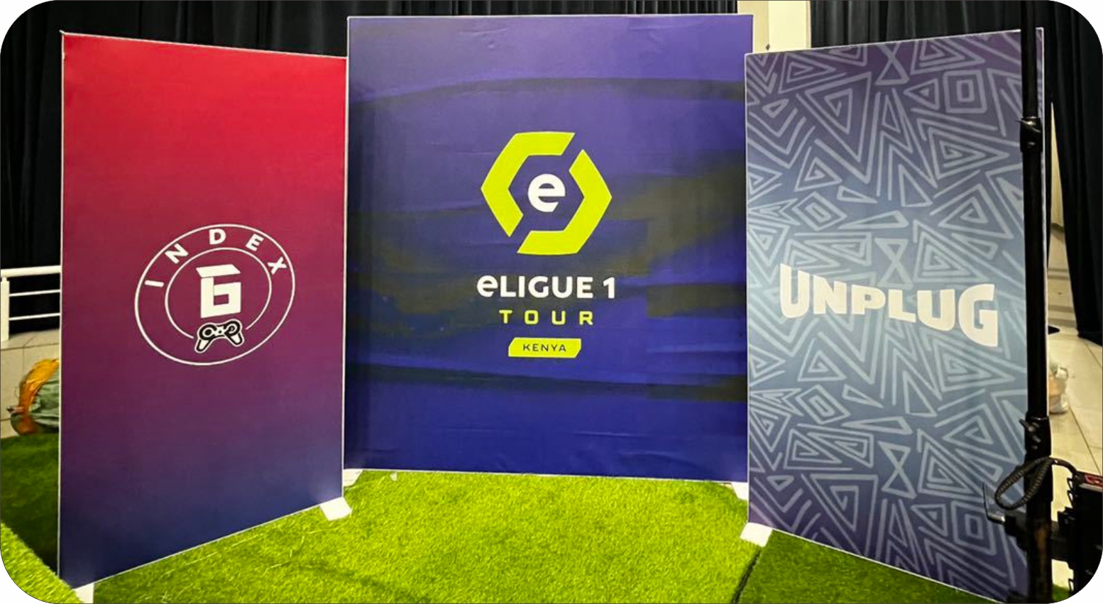 Kenya e-sports tournament Exhibition case picture display