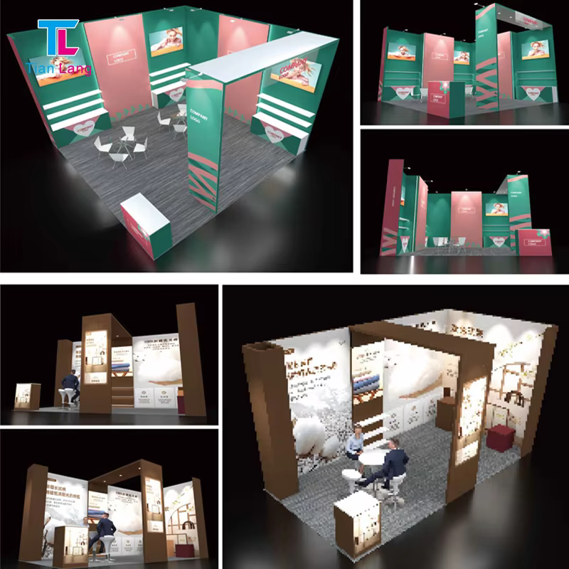 TIANLANG 62MM Exhibition Fabric Display : Modular, Quick Assemble factory