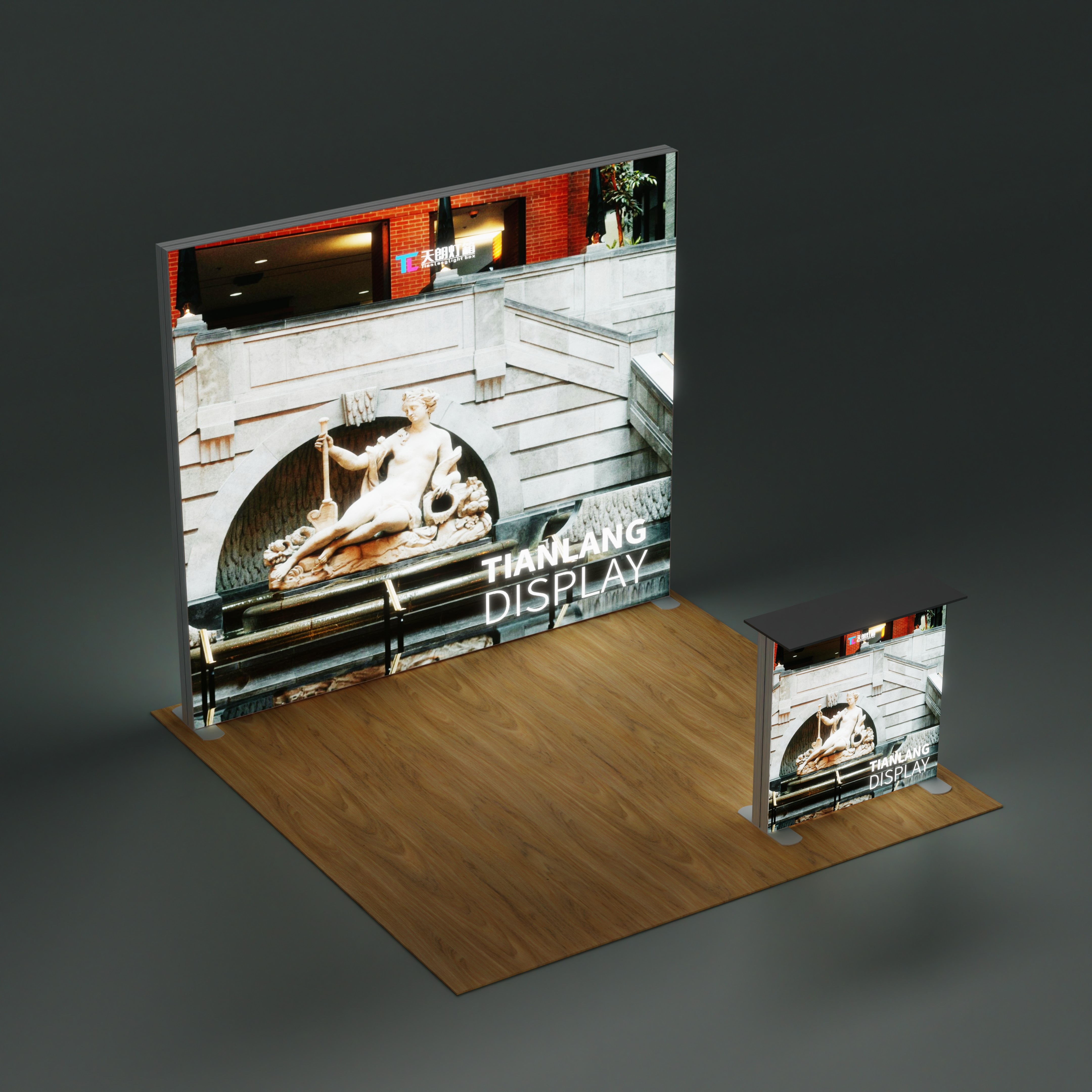 what is a trade show light box ?