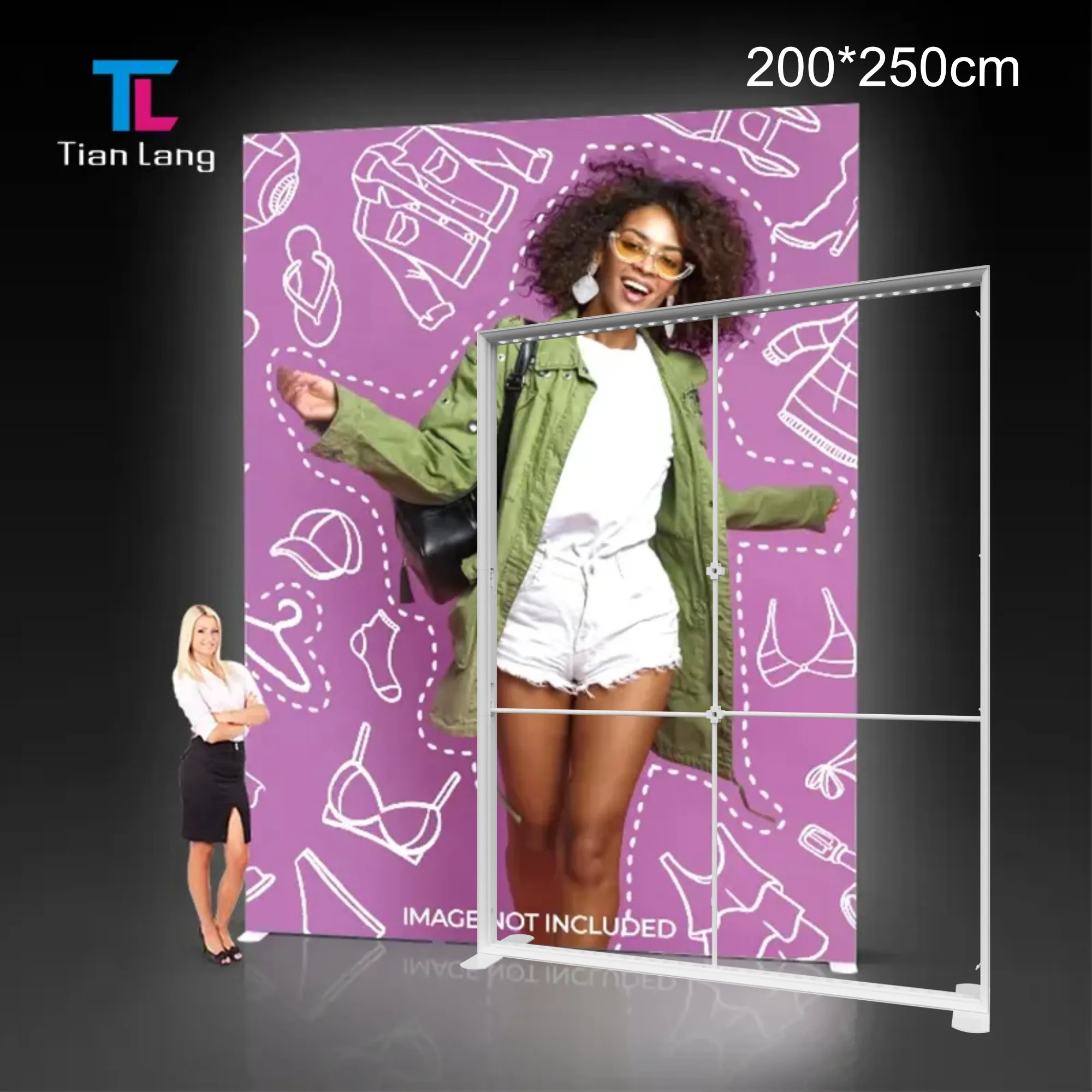 TIANLANG 120mm Portable SEG Display: 200x250CM