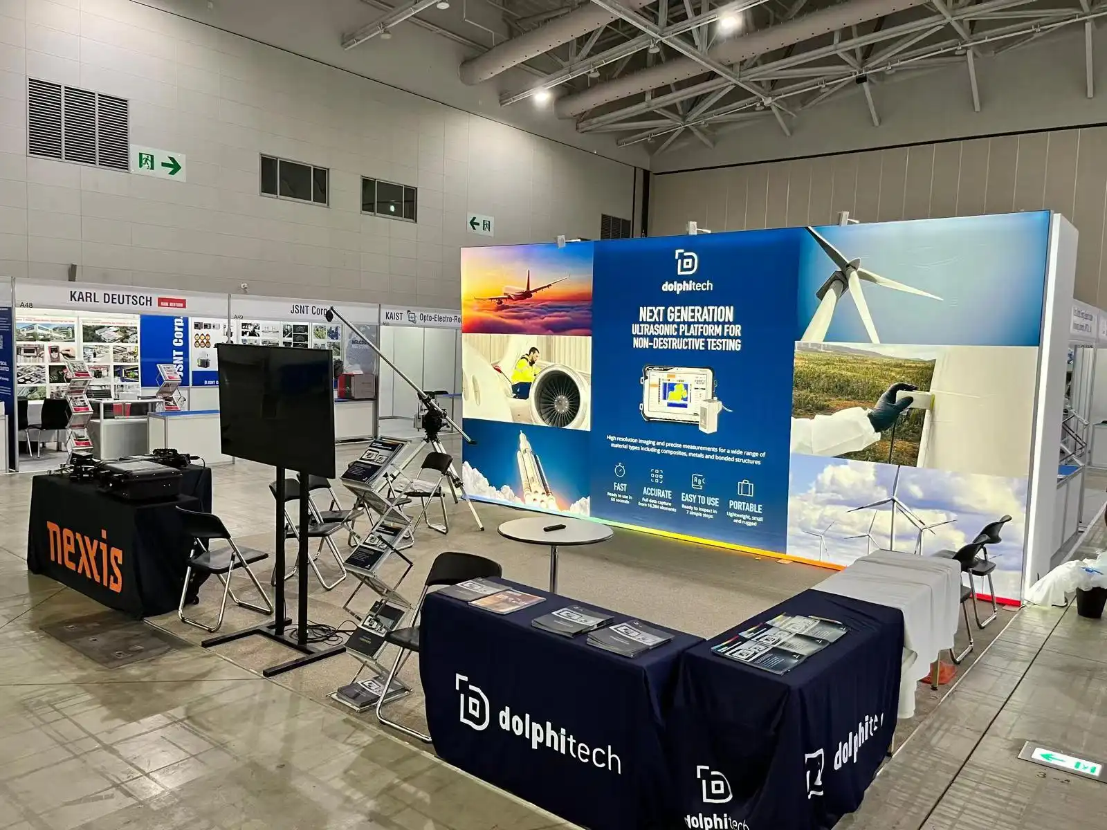 Демонстрационный стенд Dolphitech для испытаний
