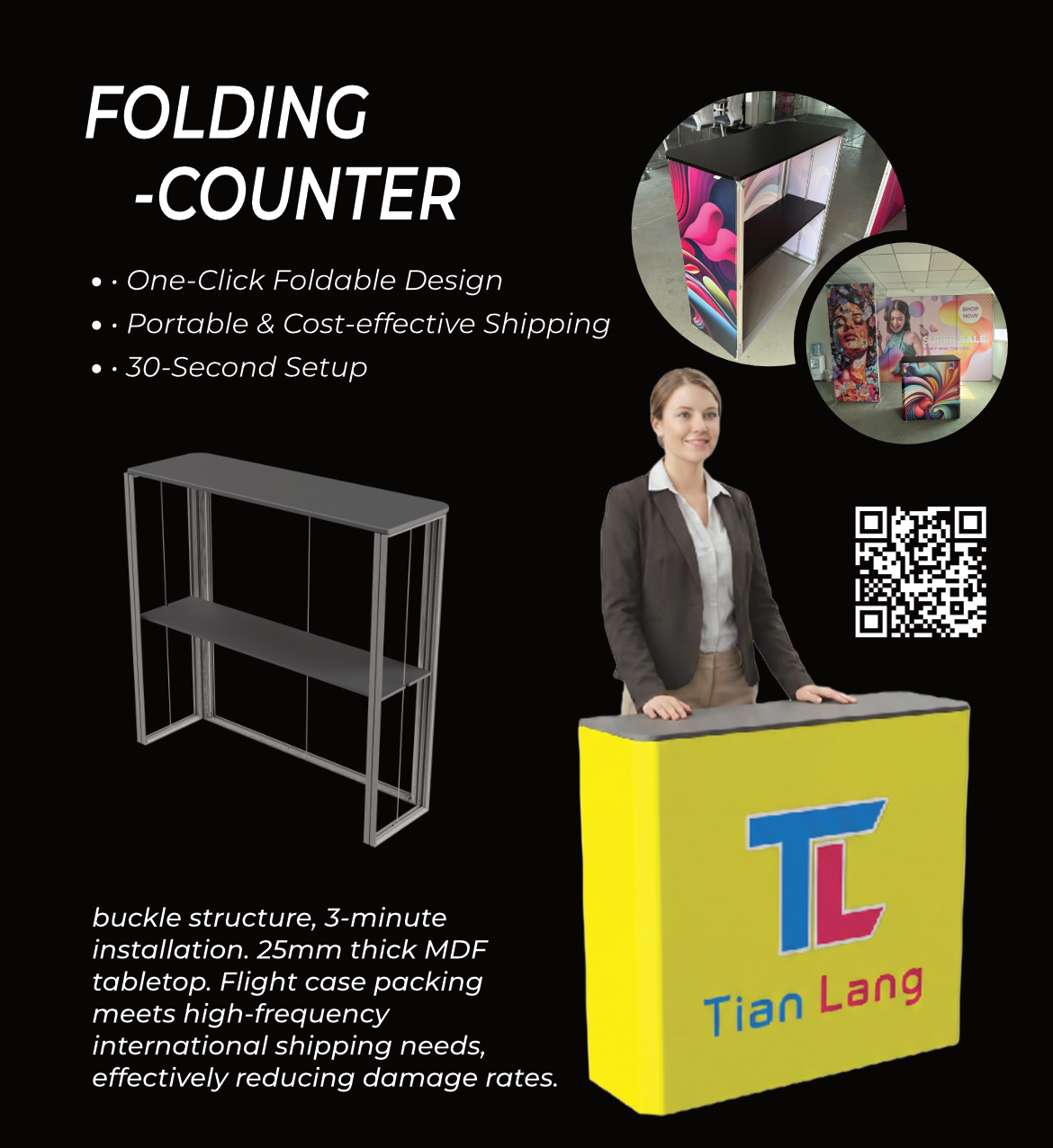 TianLang Exhibition Table & Counter Collection