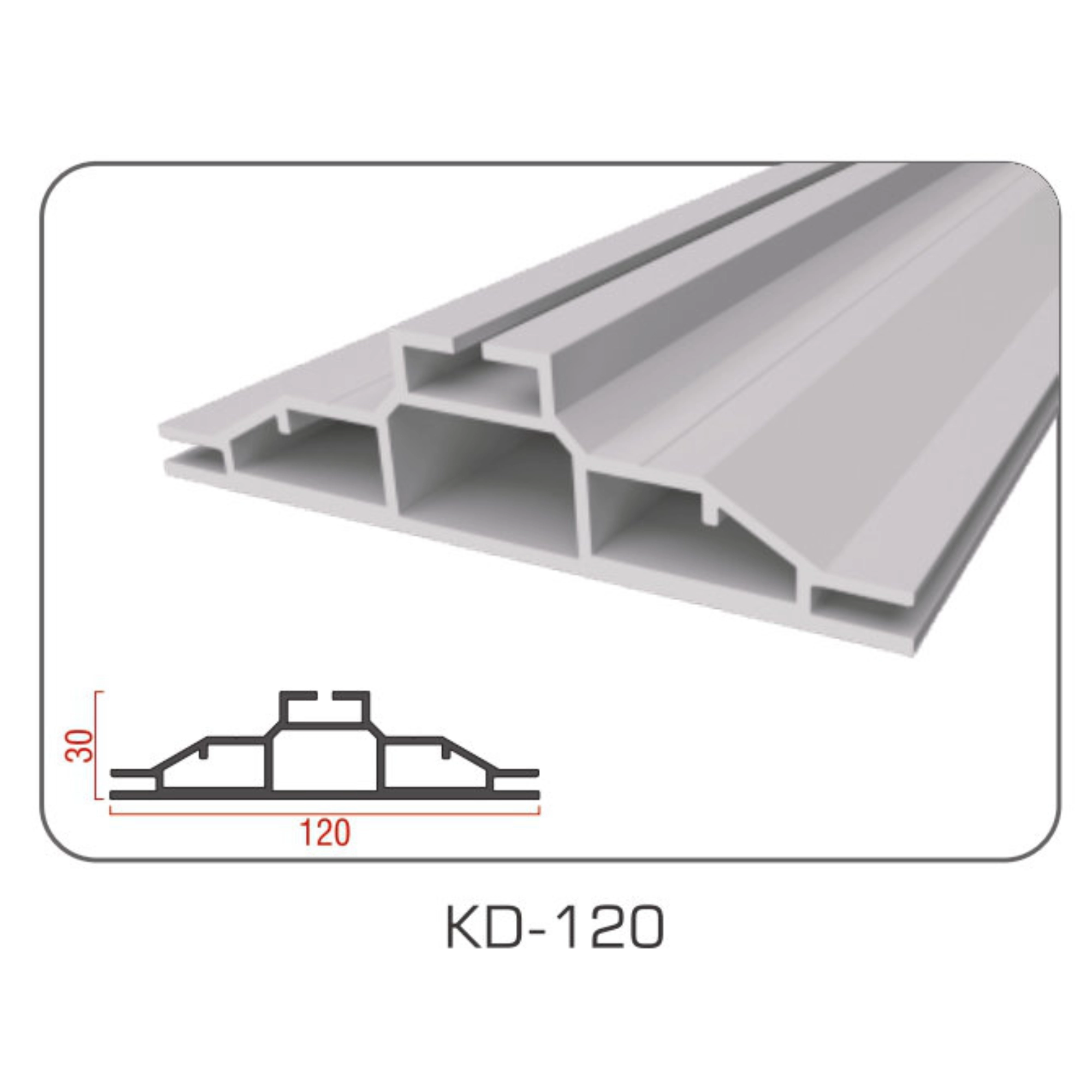 TIANLANG KD-120 Aluminum Profile : Corner Bracket Reinforced