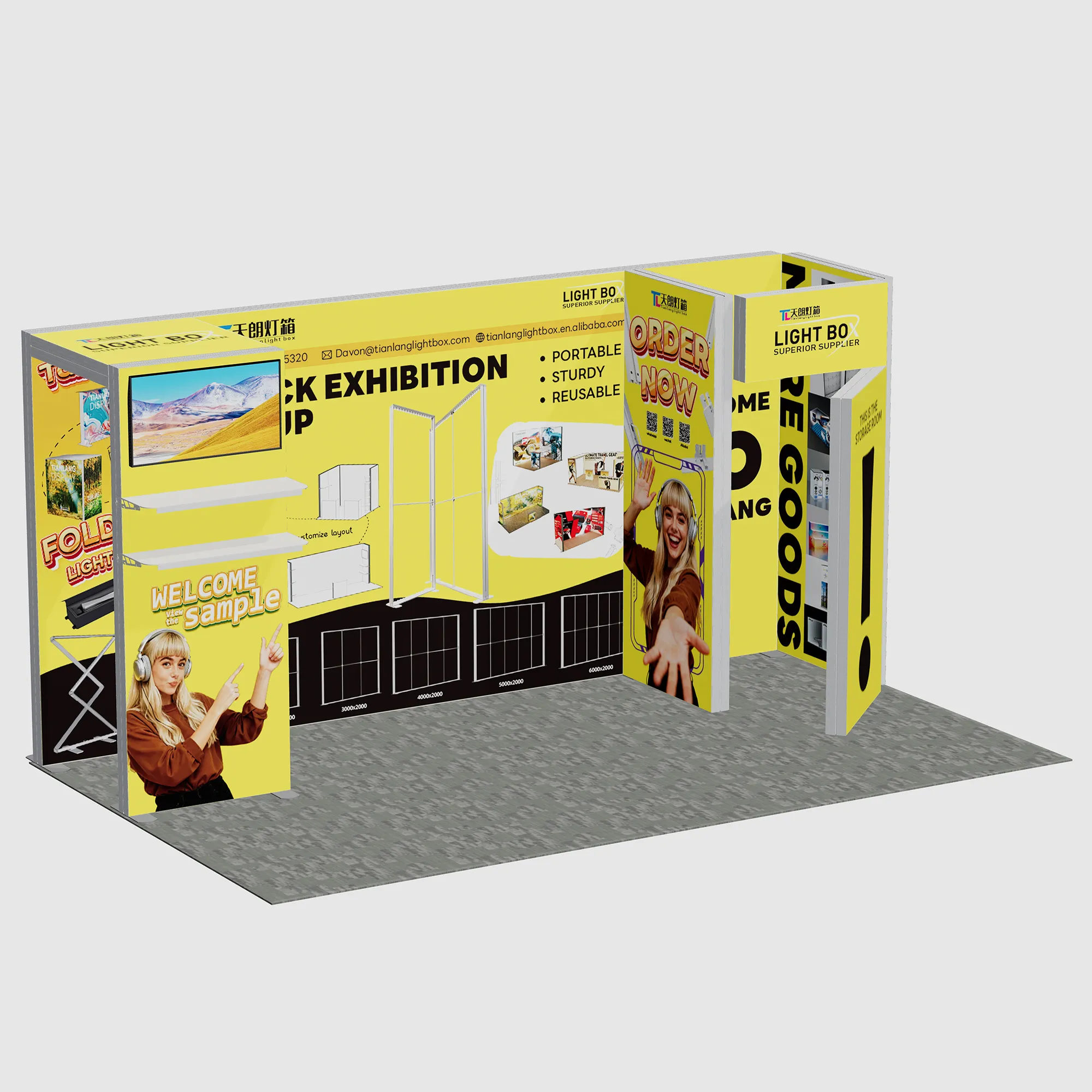 Customization and Brand Expression: Elevate Your Exhibition Booth with Tianlang