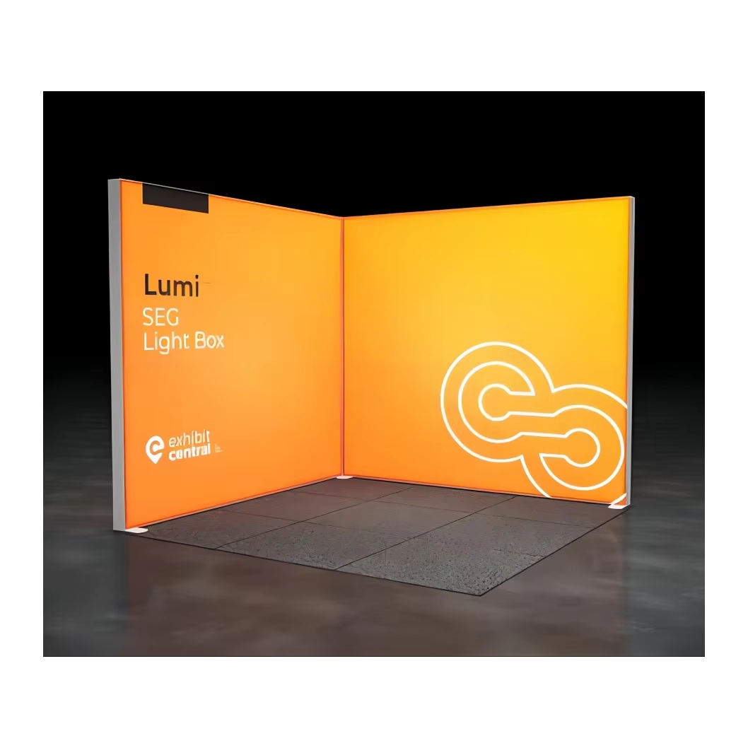 Light effect design of exhibition light boxes and optimization of booth display effects