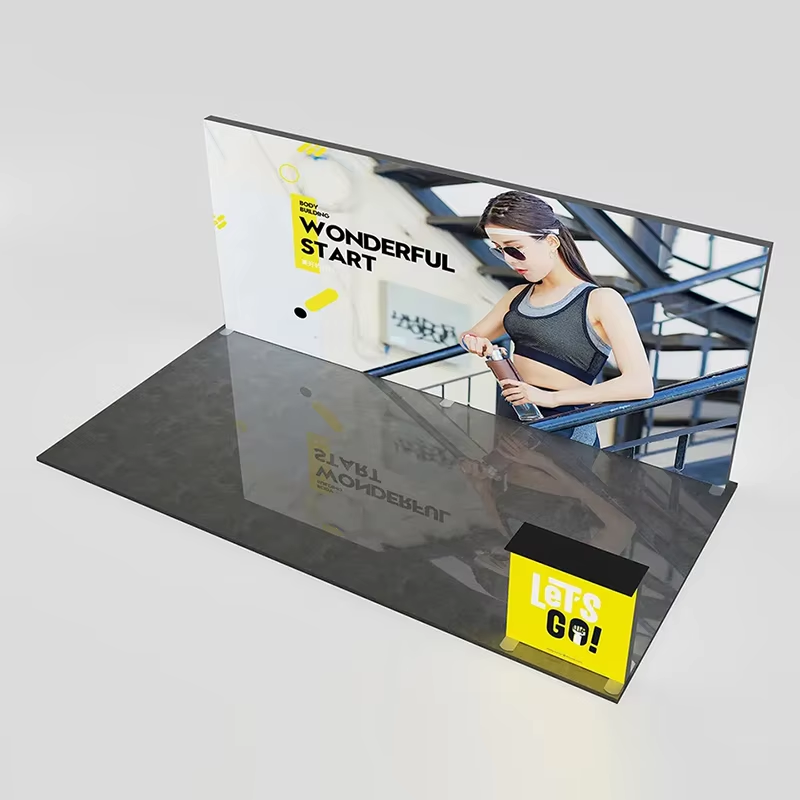 Mobility and flexibility of exhibition light boxes: adapt to different exhibition environments
