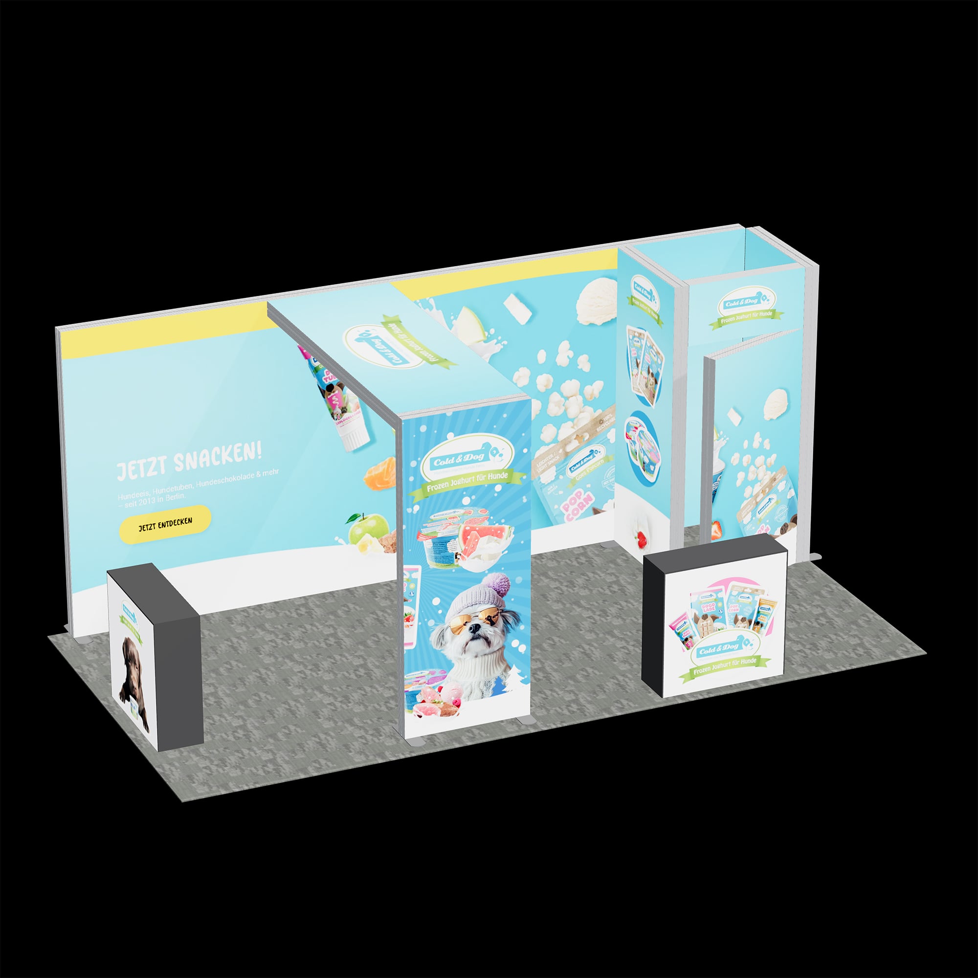 TIANLANG 6m×3m Quick Assemble Booth : Tool-less