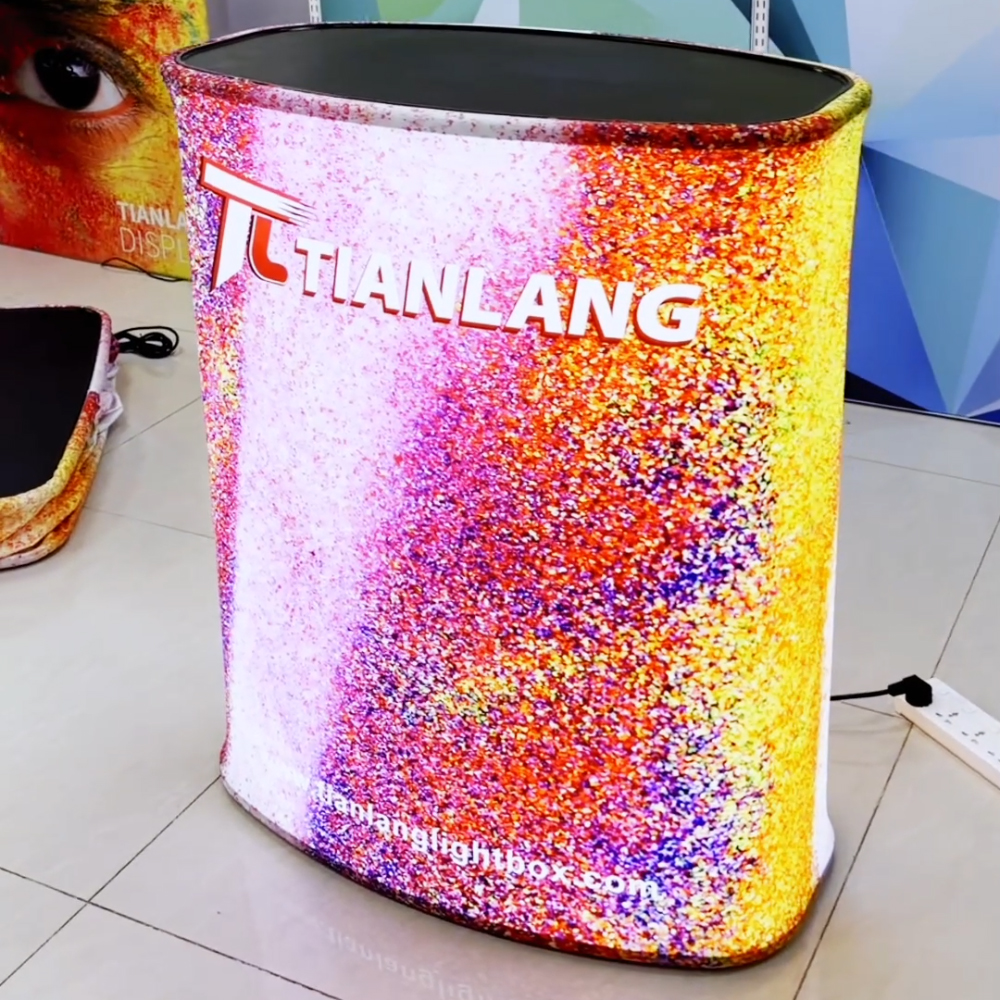 Tianlang Exhibition Roll-Up Fabric Table: 80*40*100cm