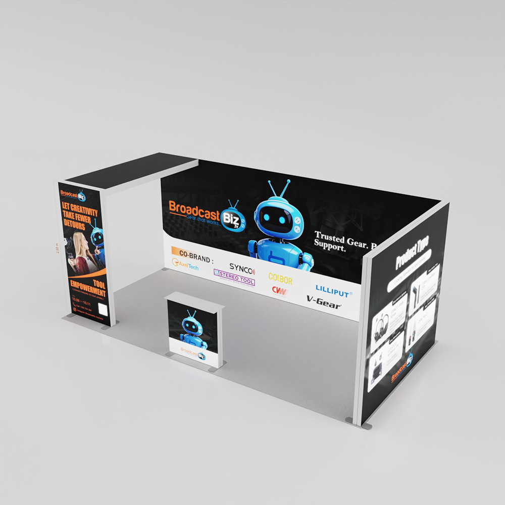 TIANLANG 20x10 Trade Show Kit : Complete Backwall