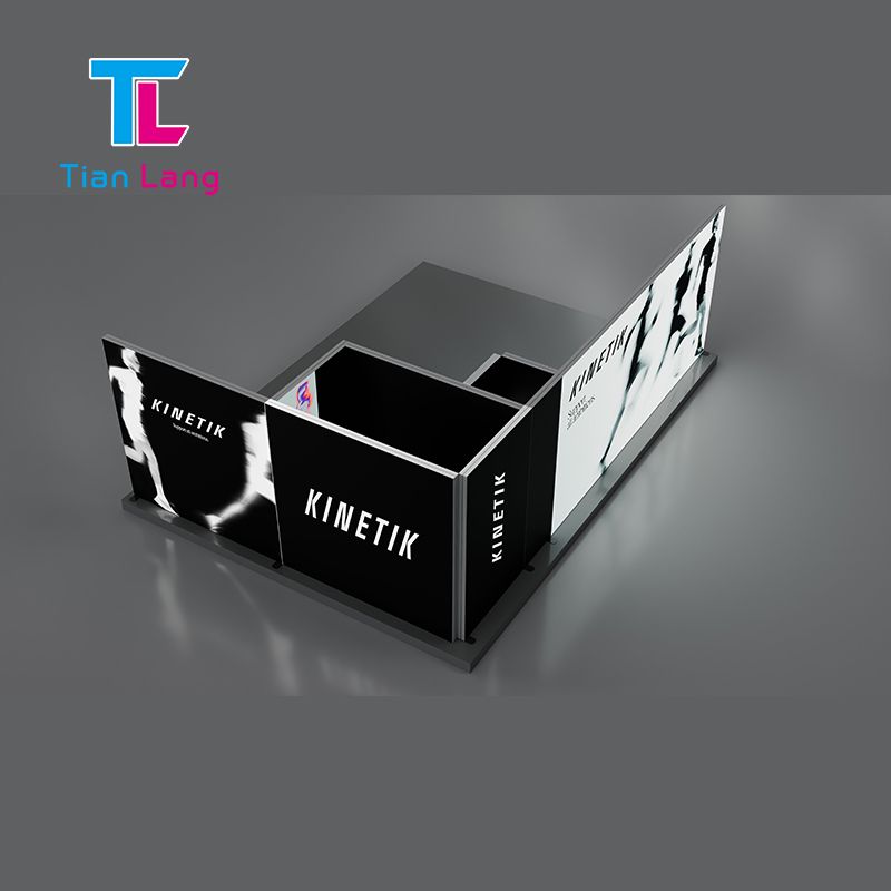 TIANLANG 30*20FT/9*6M Trade Show Booth : Seamless Graphic, Easy Install