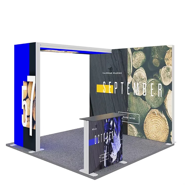How to create multi-scene display effects with Tian Lang exhibition light boxes