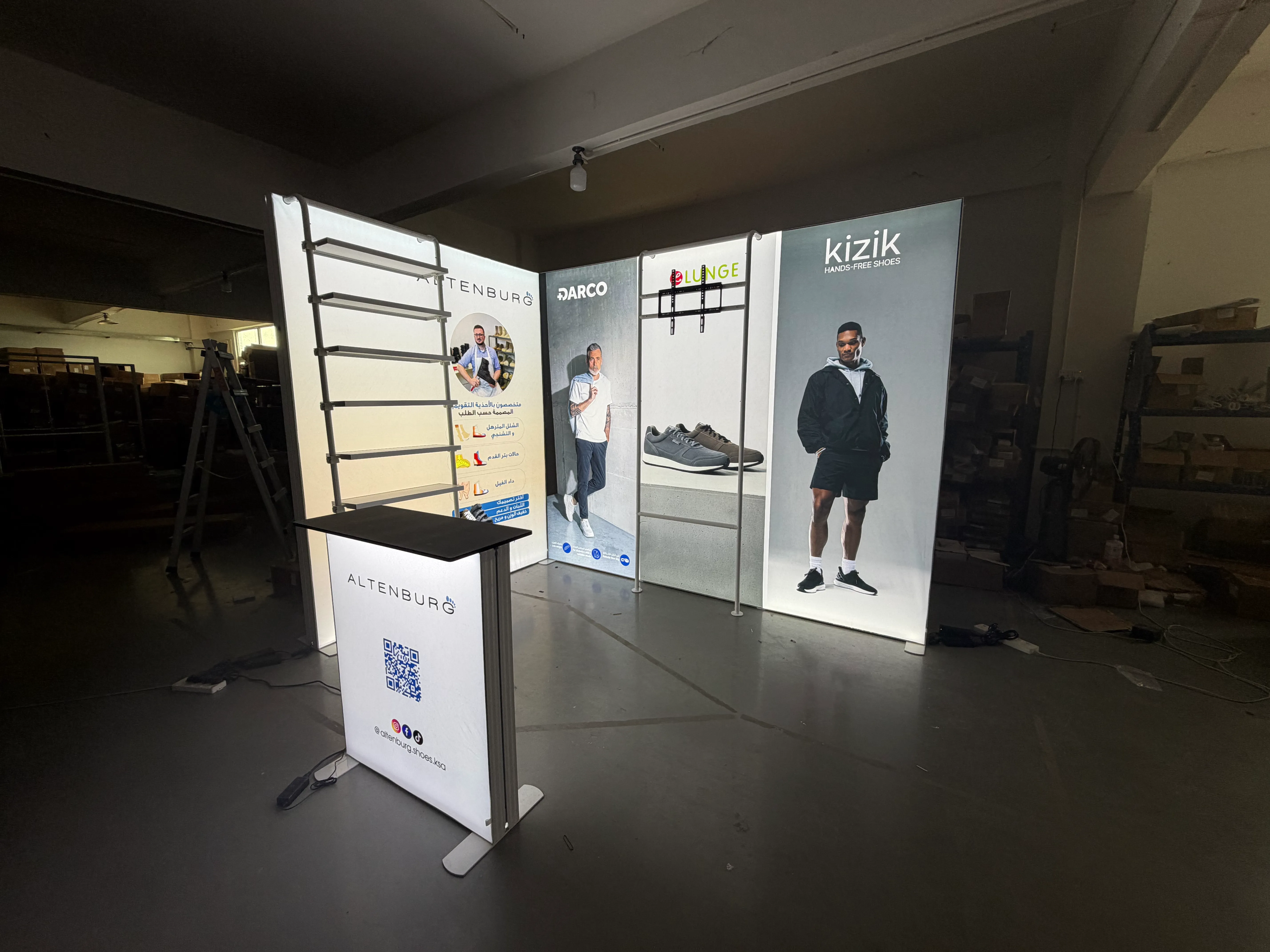 Exhibition Installation Test case picture display-3x3m Layout