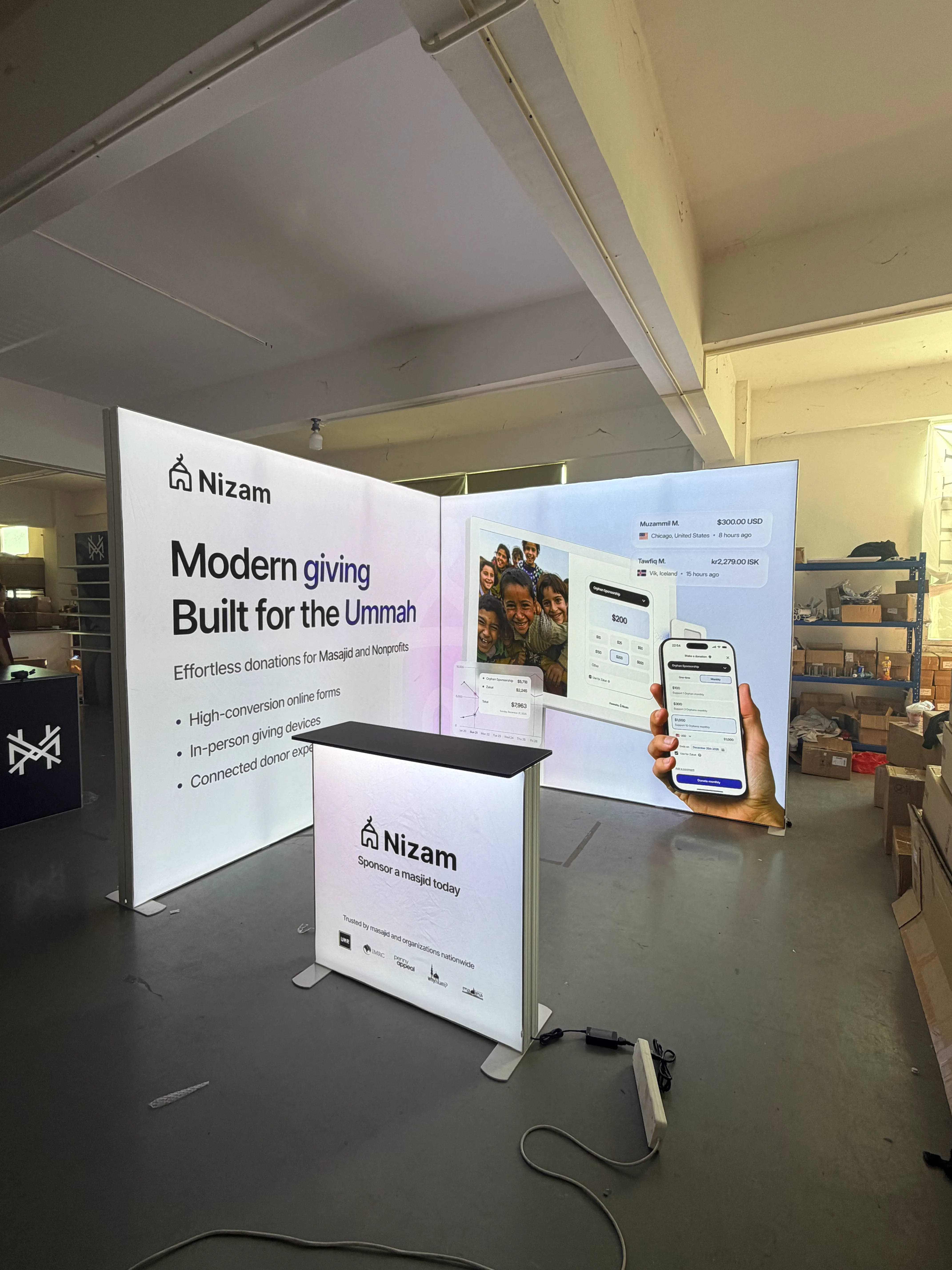 Exhibition Installation Test case picture display-3x3m Layout