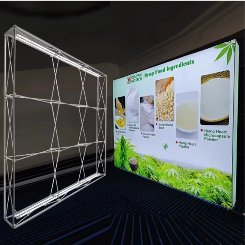 Trade Show Pop-Up Light Box Kit – Modular Aluminum Frame + Fabric Graphics + Hard Case to Counter supplier