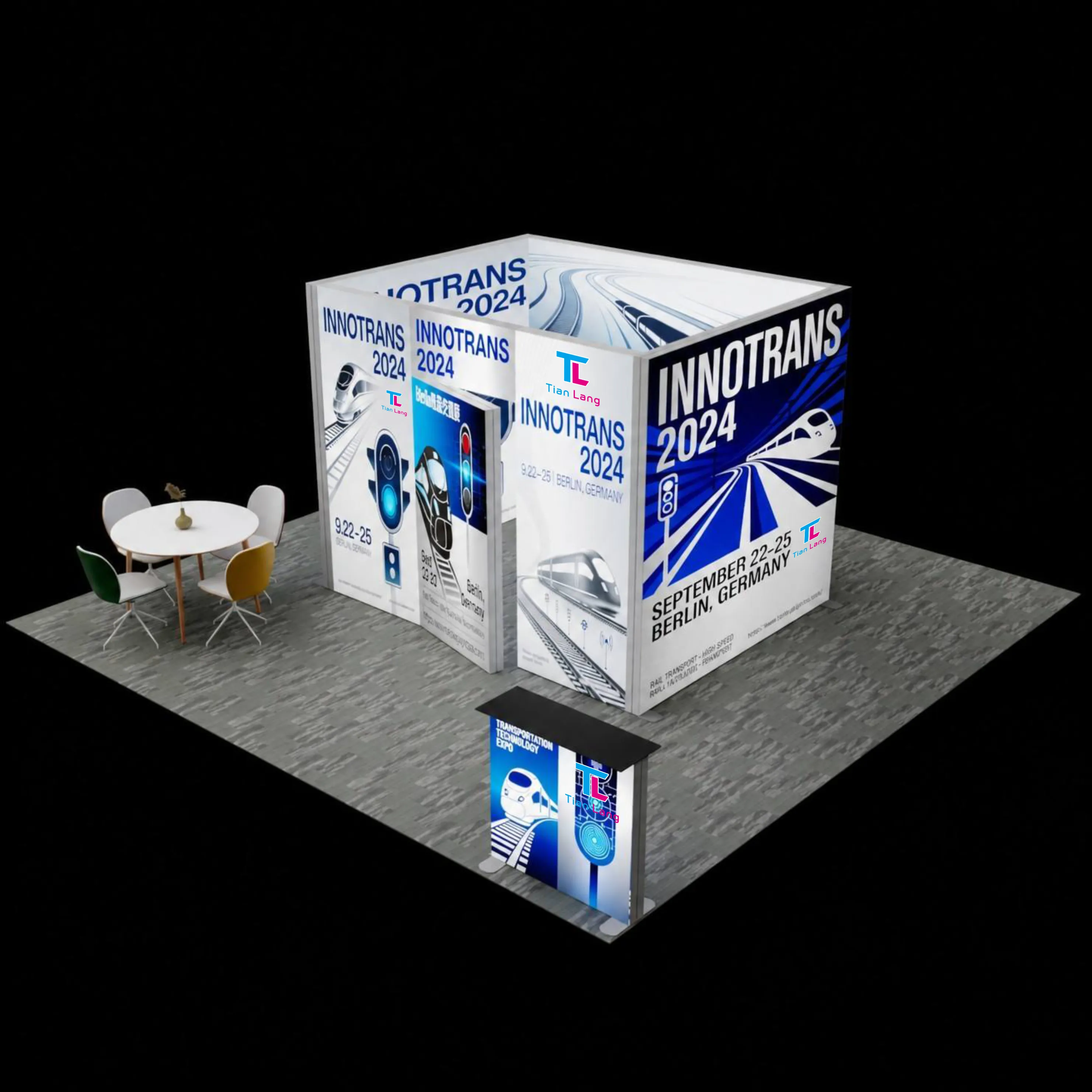 TIANLANG 20x20FT Booth: Berlin Exhibition