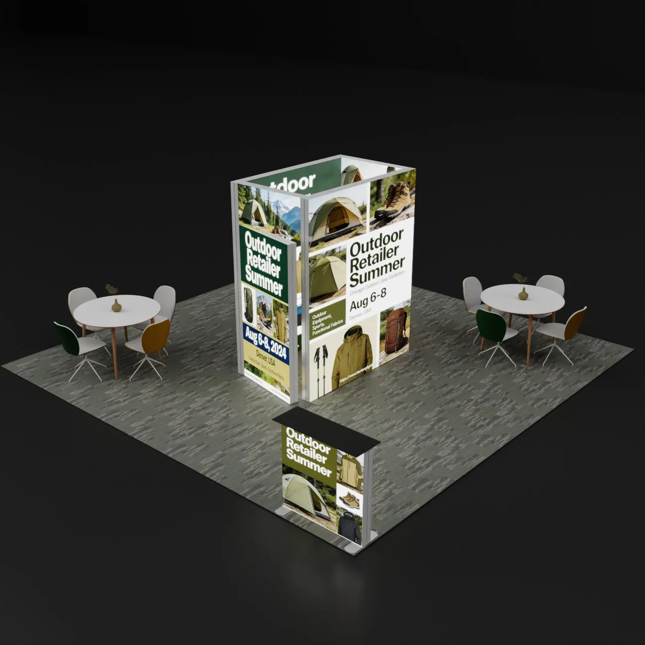 TIANLANG 20x20 Display : Integrated Storage Compartment