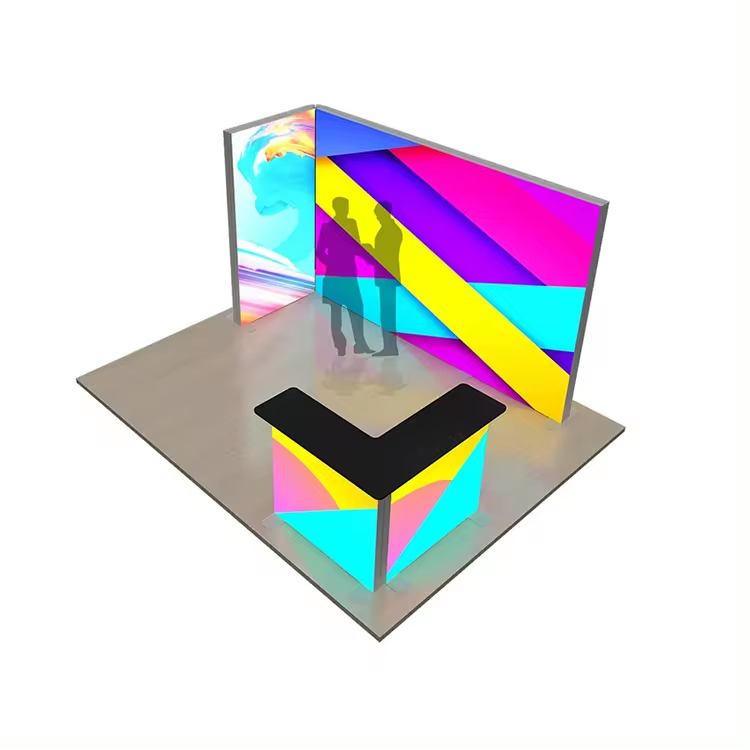 Ease of installation and removal of exhibition light boxes: improve efficiency