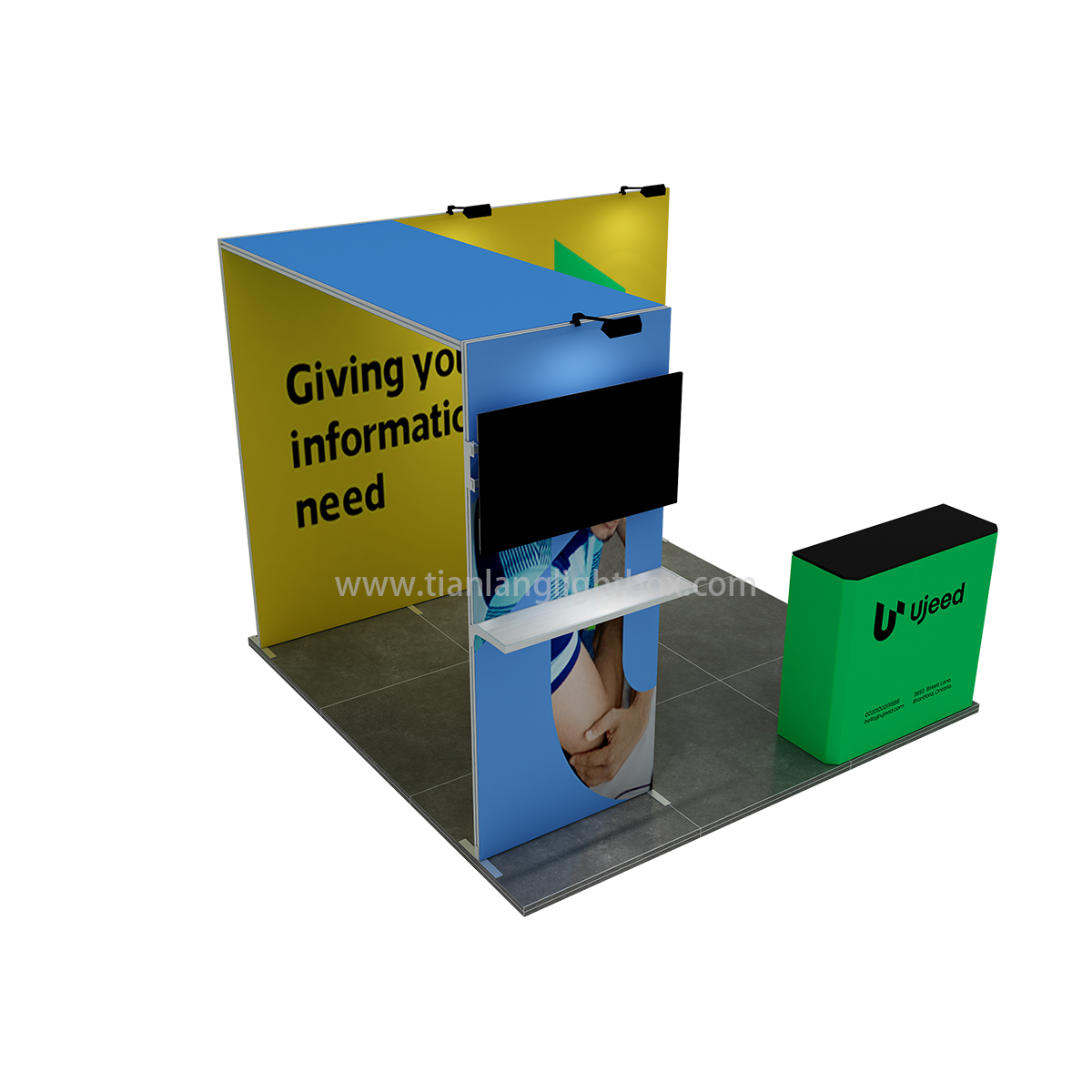 TIANLANG X Fabric Frame Booth: Compact and Durable