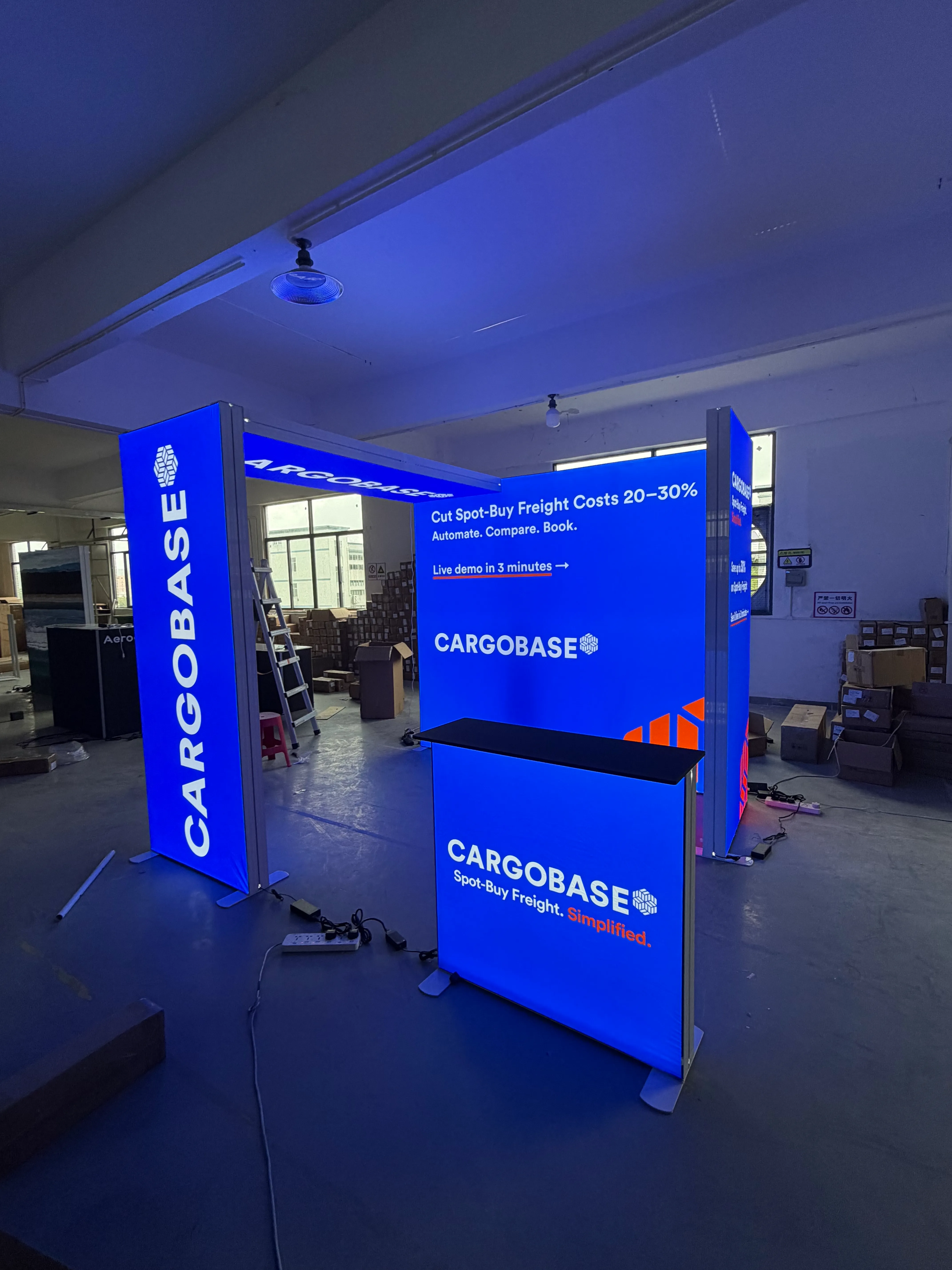 Exhibition Installation Test case picture display-3x3m Layout