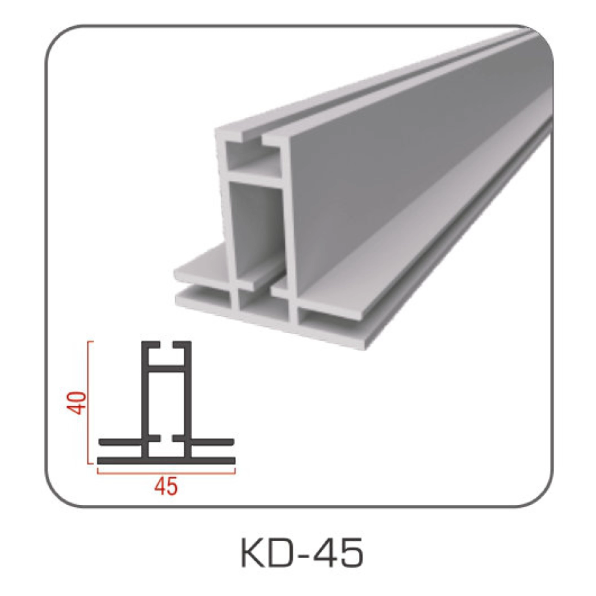 TIANLANG KD-45 Aluminum Profile : 