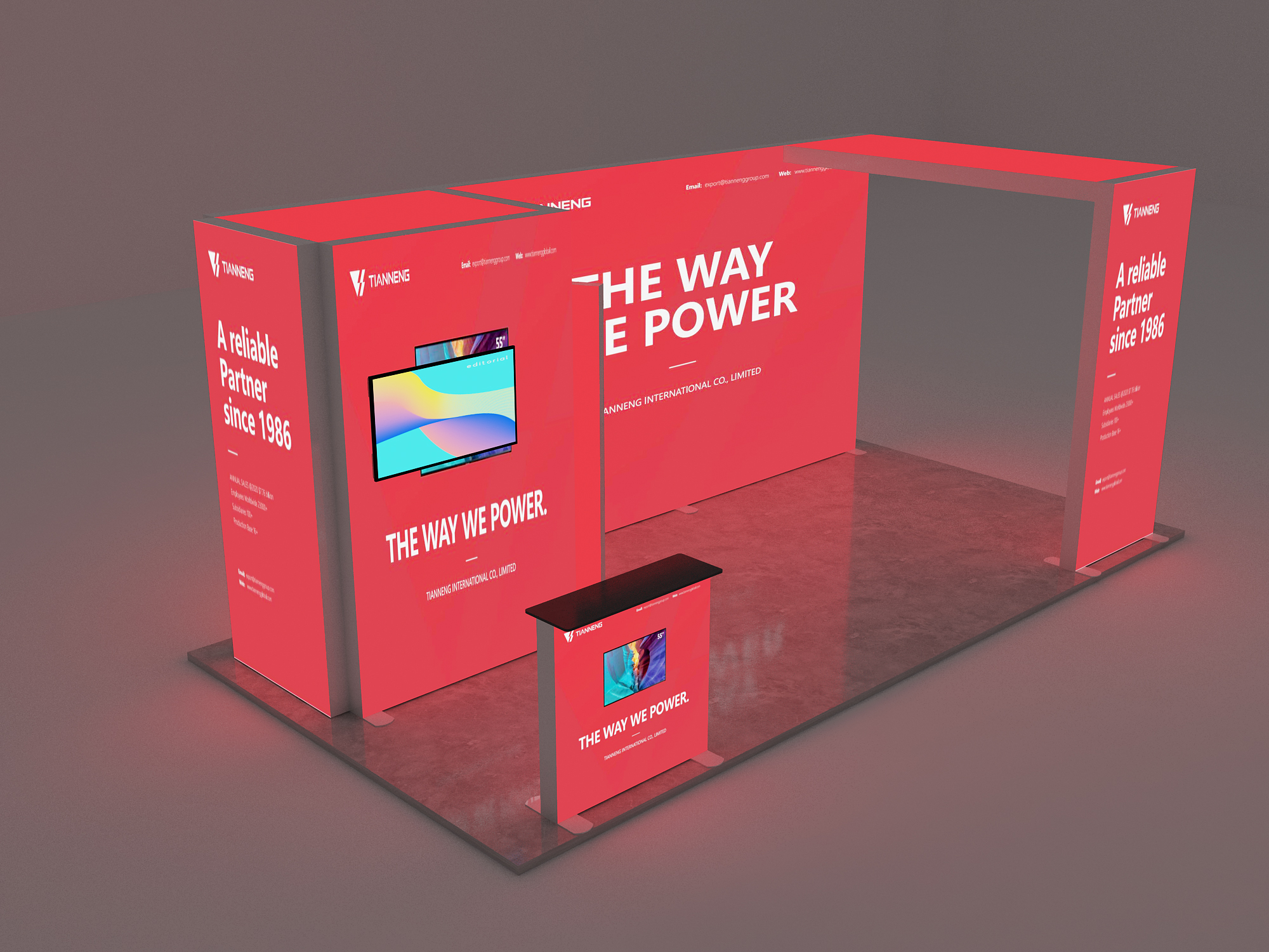 Strategic Brand Visibility with Triple-Facade Messaging