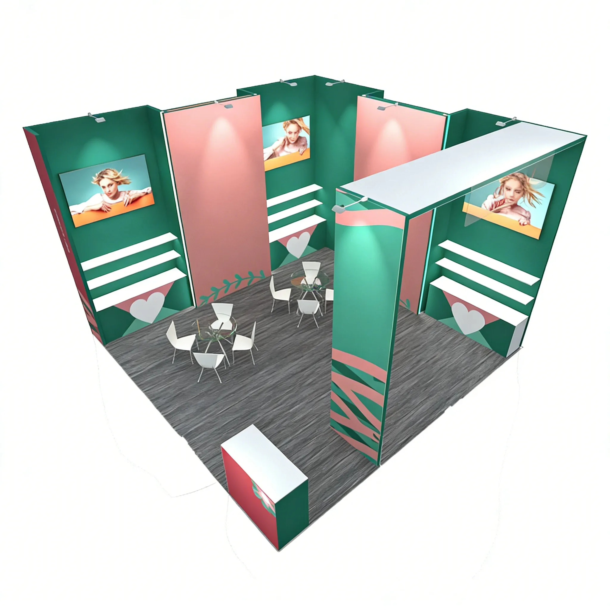 TIANLANG 62mm Aluminum Alloy Booth: Sturdy & Lightweight