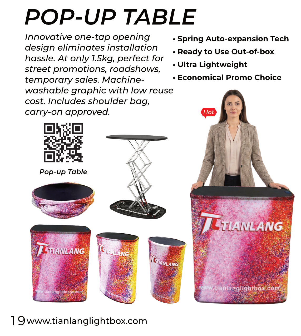 TianLang Exhibition Table & Counter Collection