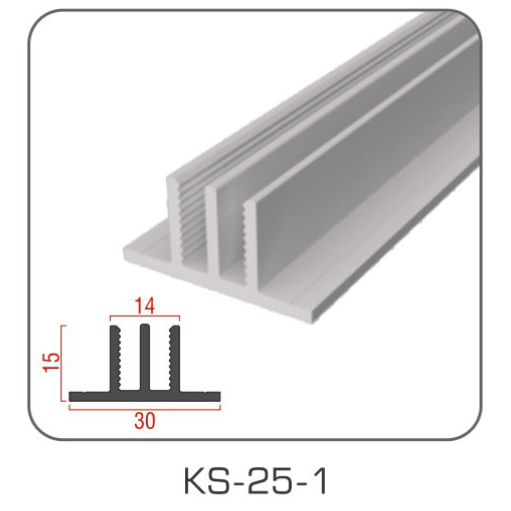TIANLANG KS-25-1 Aluminum Profile : Quick Assembly Structure