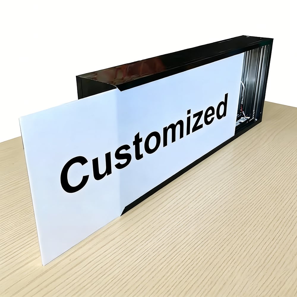 TIANLANG Custom-shape Acrylic Light Box (6*4FT) : Clear Backlit Advertising Display