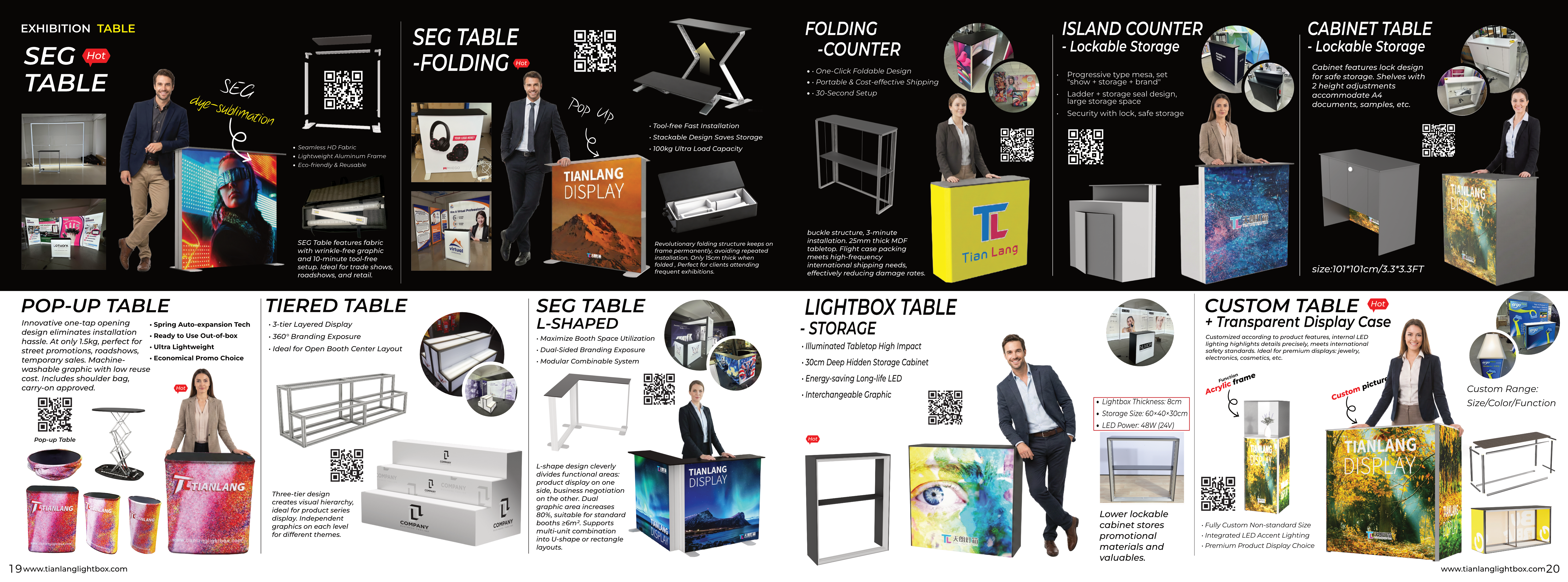 TianLang Exhibition Table & Counter Collection