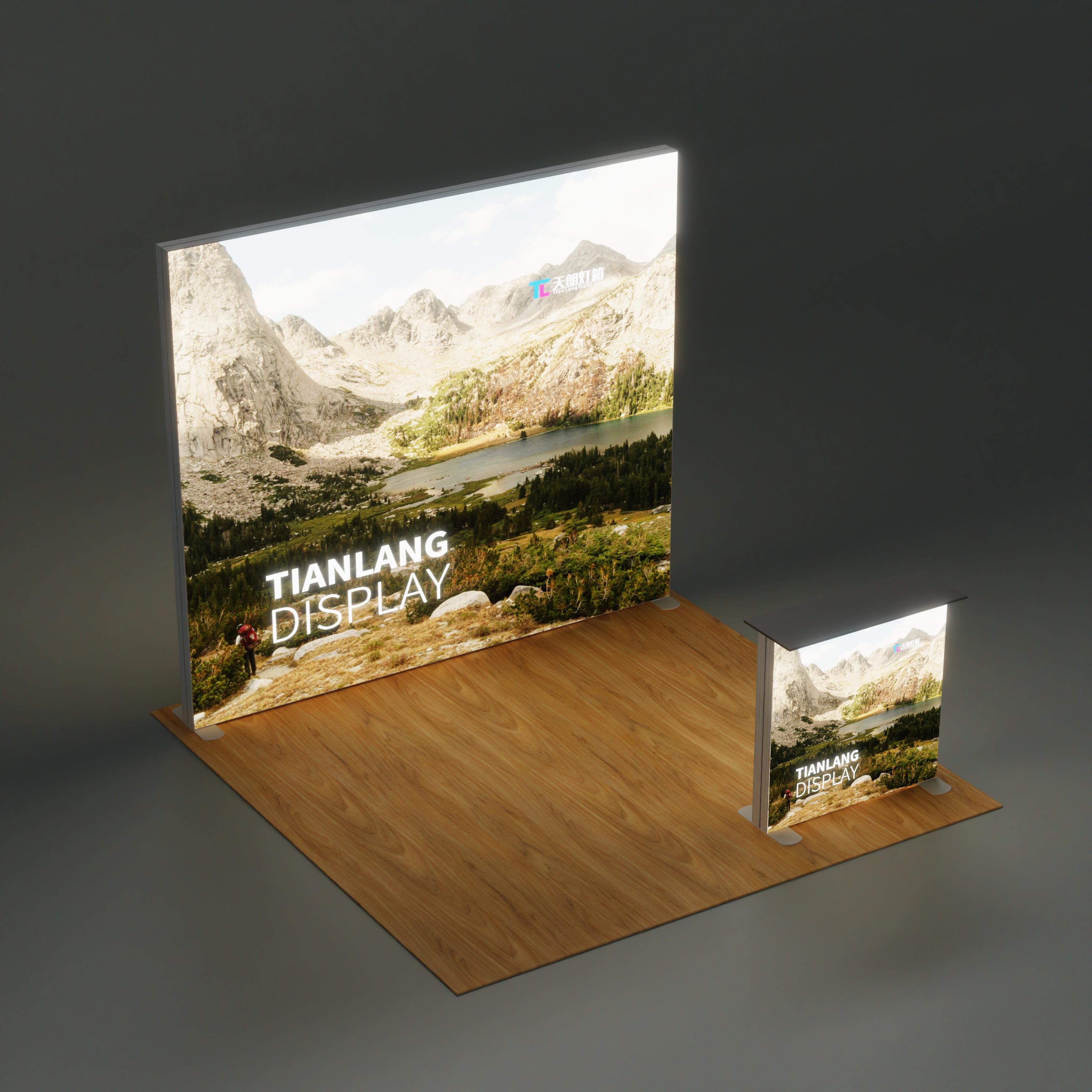 what is a trade show light box ?