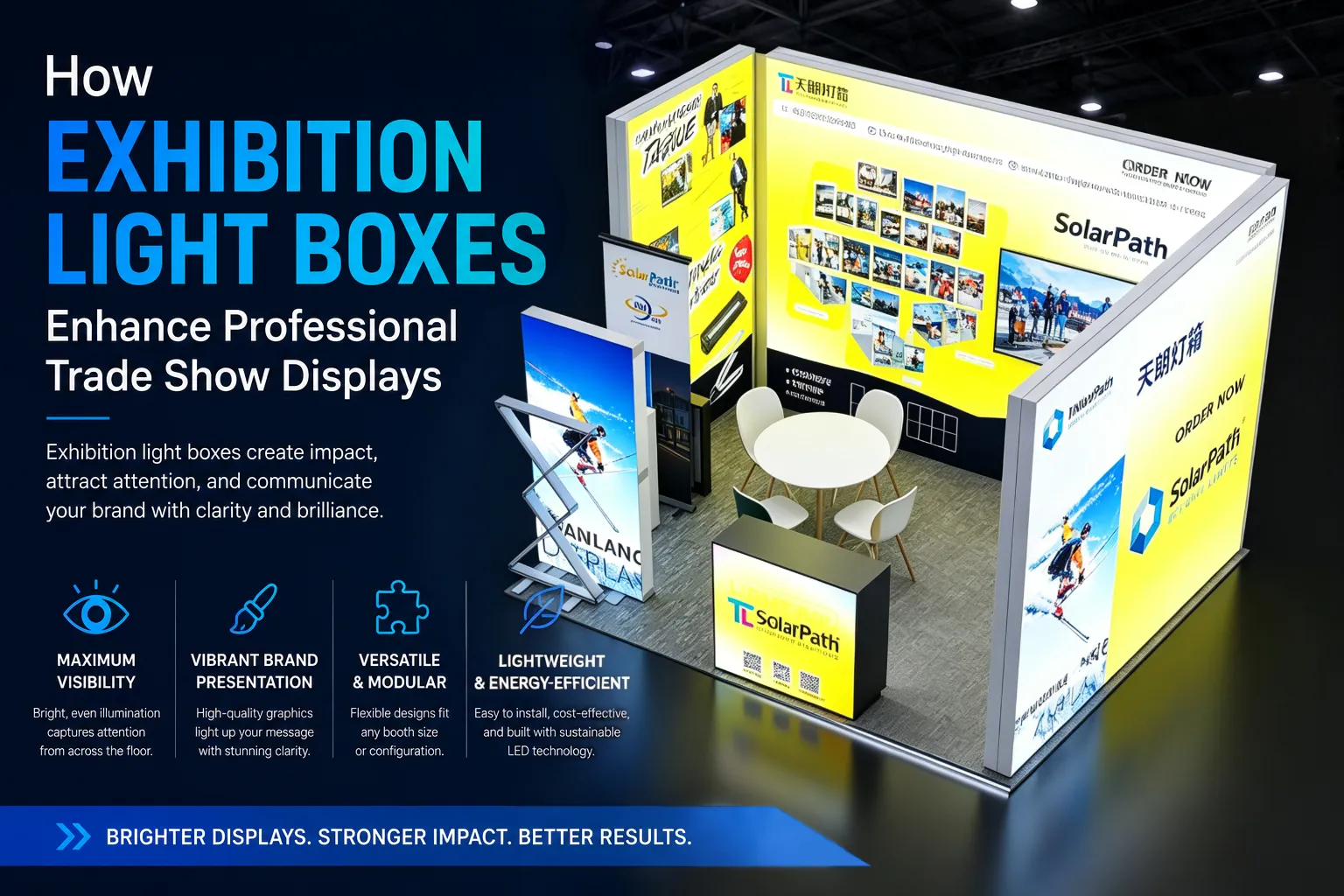 How Exhibition Light Boxes Enhance Professional Trade Show Displays