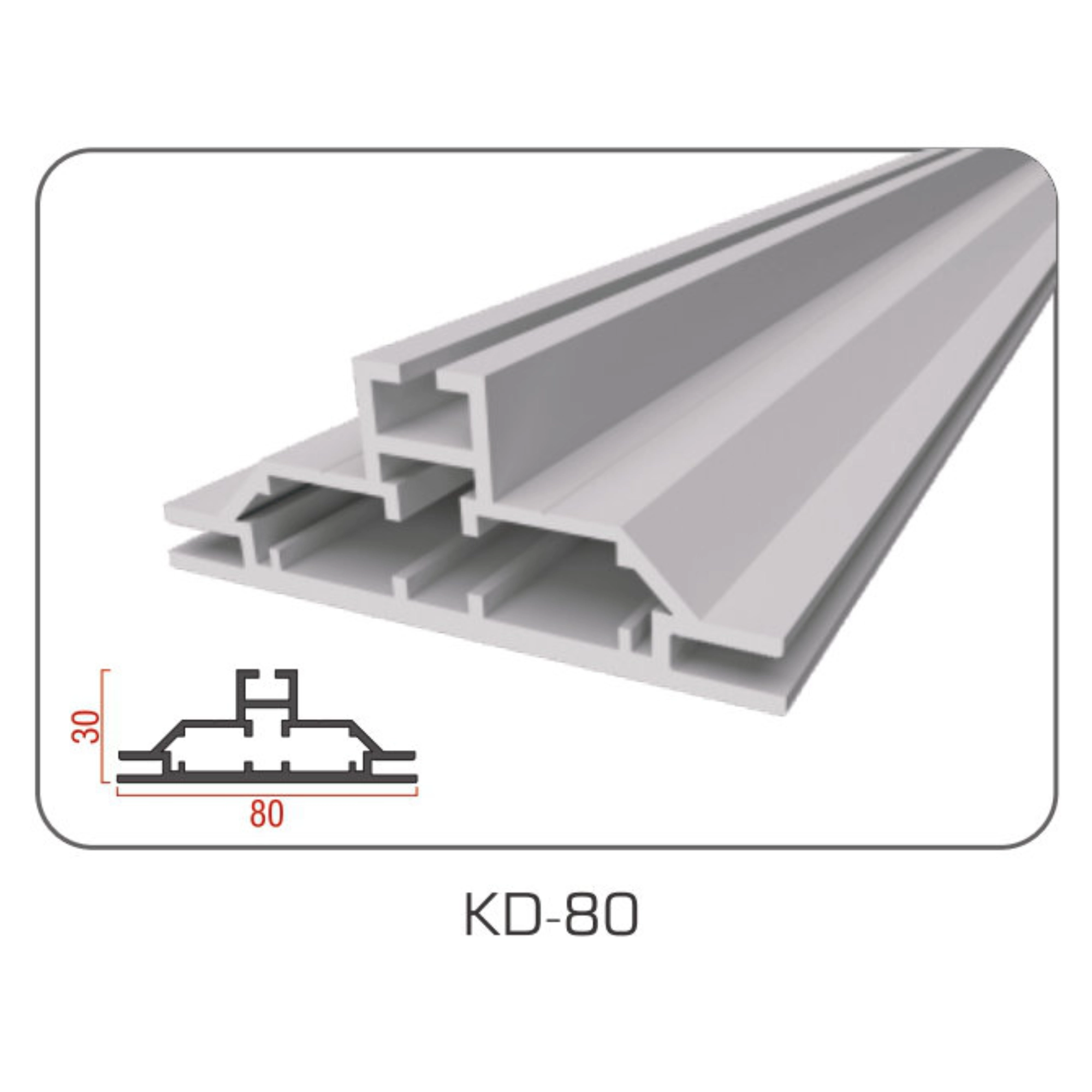 TIANLANG KD-80 Aluminum Profile : Quick-Lock Connector System