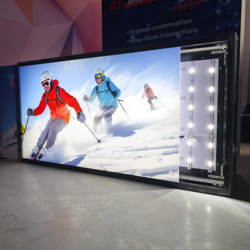 TIANLANG Edge-lit Acrylic light box(8*2FT) : Lightweight and Portable