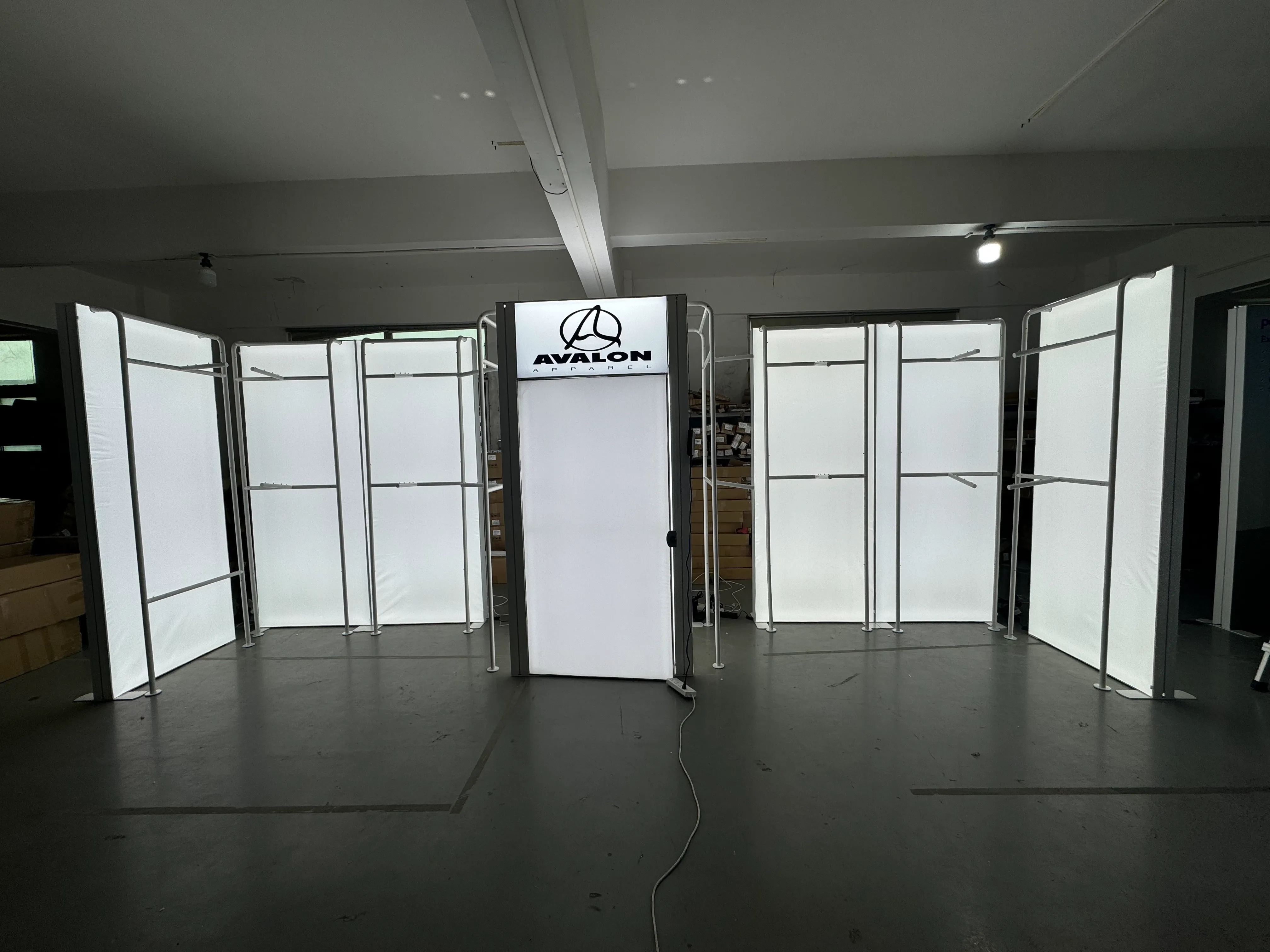 Exhibition Installation Test case picture display
