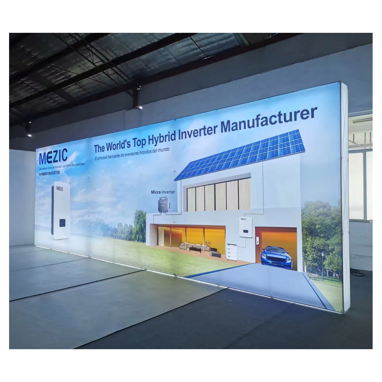 Exhibition Booth Pop Up light box Display