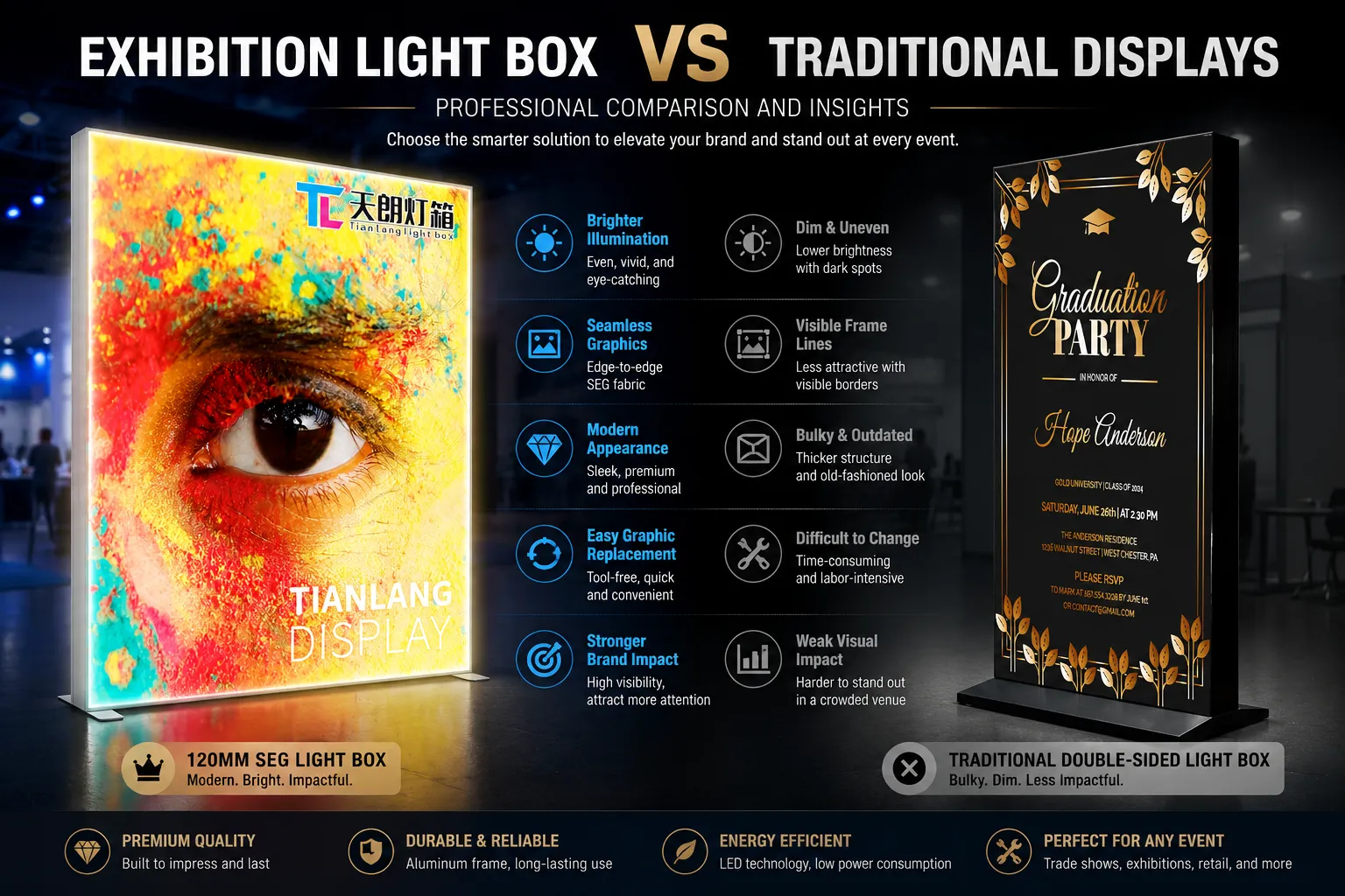 Exhibition Light Box vs Traditional Displays: Professional Comparison and Insights