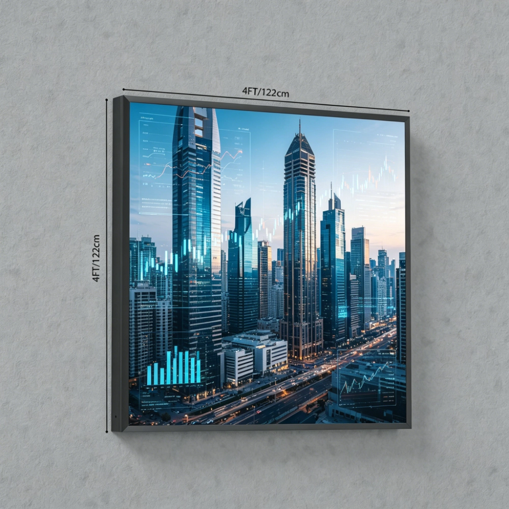 TIANLANG Acrylic Glow Light Box (4*4FT) : Crystal-Clear Display for Exhibitions